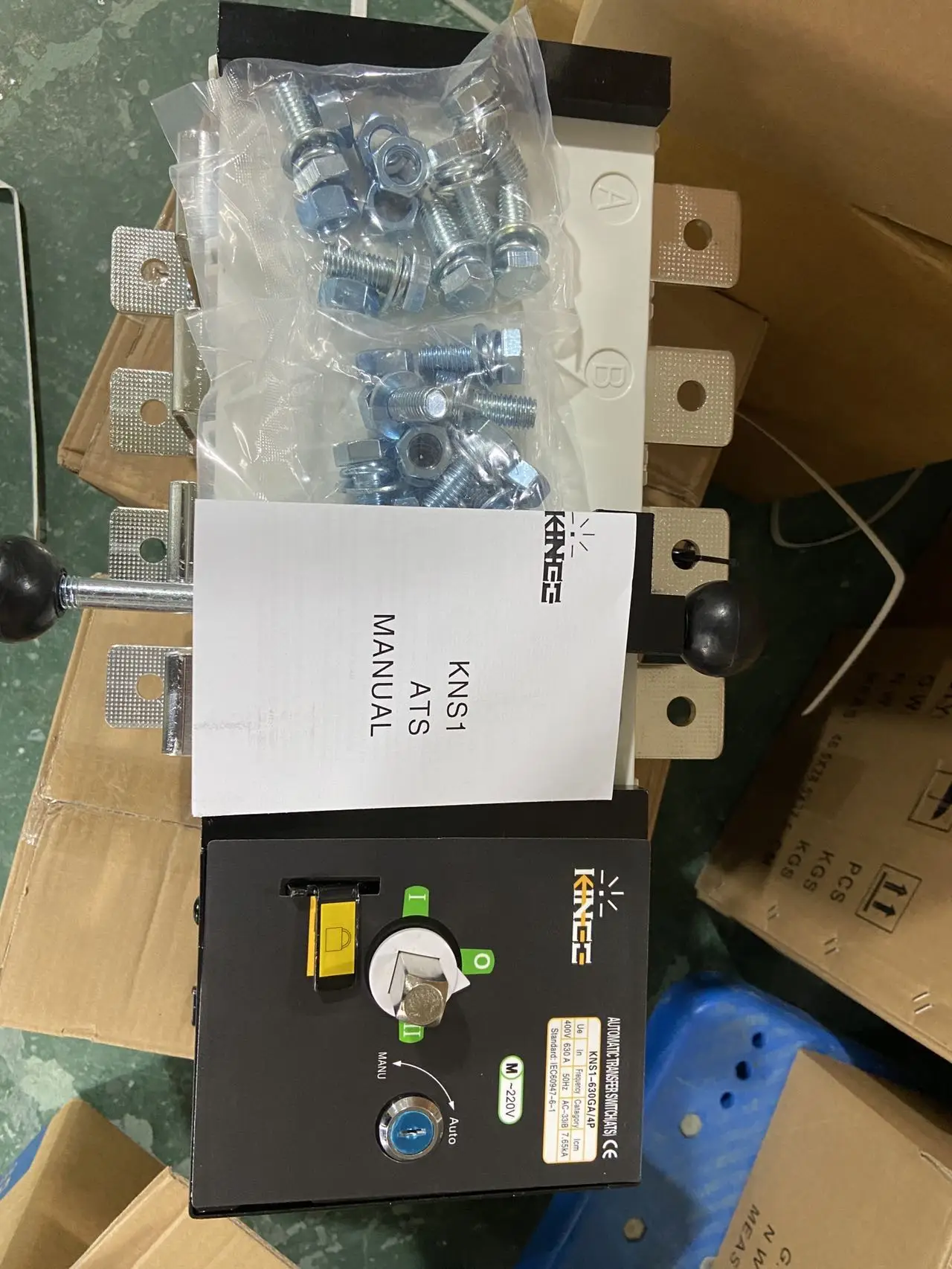 4P 400A 자동 전환 스위치 ATS 220V