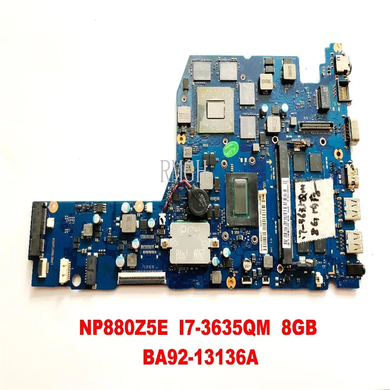 Genuíno original BA92-13136A para samsung np880z5e portátil placa-mãe np880z5e I7-3635QM 8gb testado 100% bom frete grátis