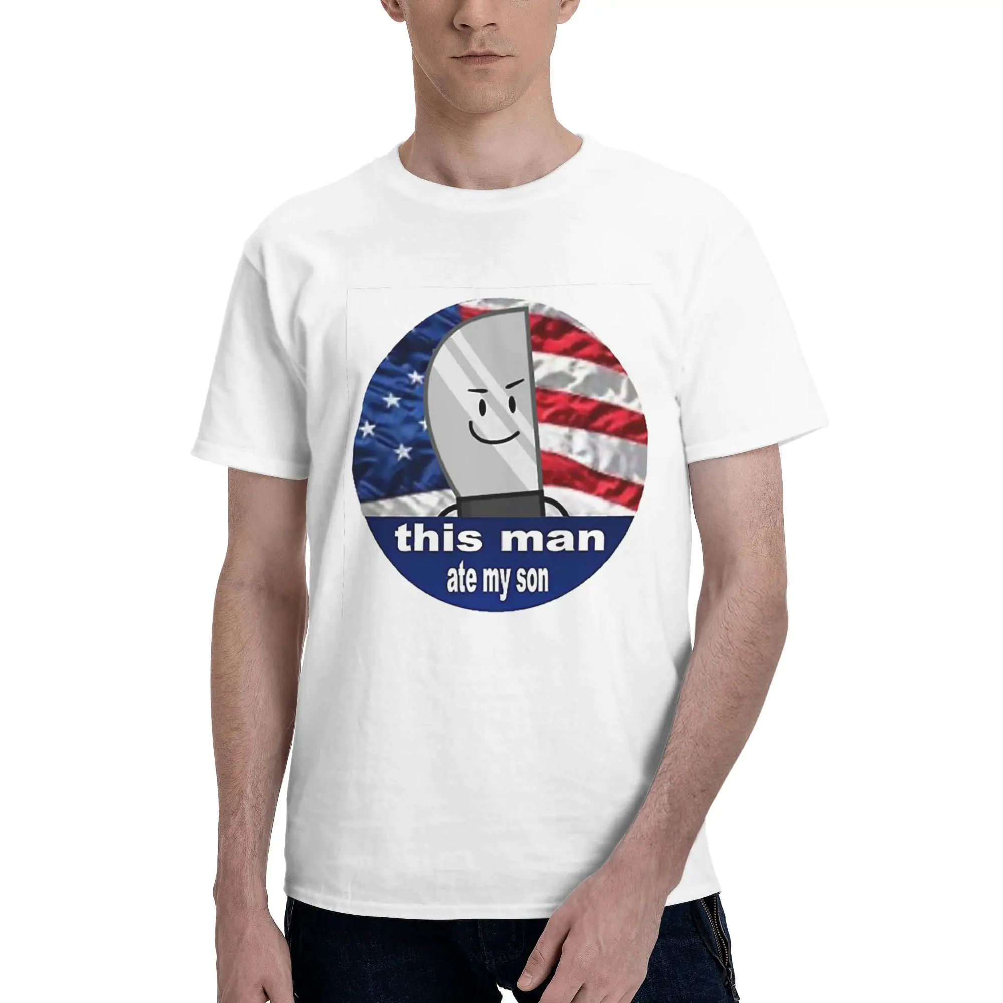 

Inanimate Insanity Knife This Man Ate My So Футболка из 100% хлопка Мужские модные футболки Мужские футболки с круглым вырезом и коротким рукавом S-6XL