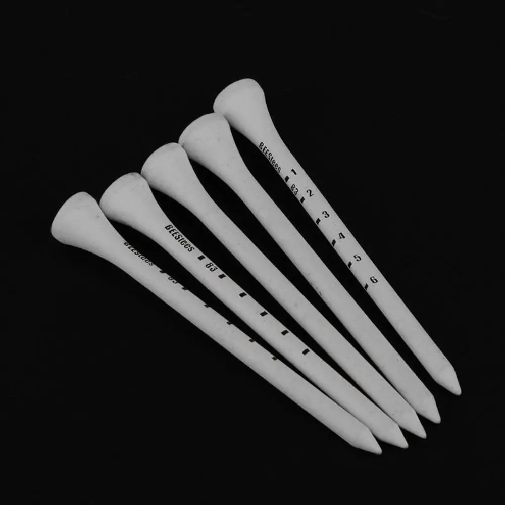 20 stücke weiß profession elle 83mm tee golf tees ball buchse golf halter