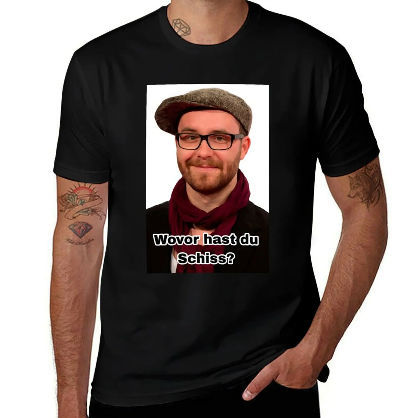 

Mark Forster What are you scared of Meme T-Shirt t shirt men 100% cotton luxury brand t shirt man plain