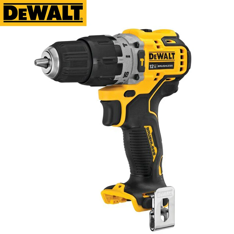 

Dewalt DCD706, бесщеточная Ударная дрель 12 В макс. дюйма, Компактная Беспроводная ручная дрель для бытовой промышленности, только инструмент