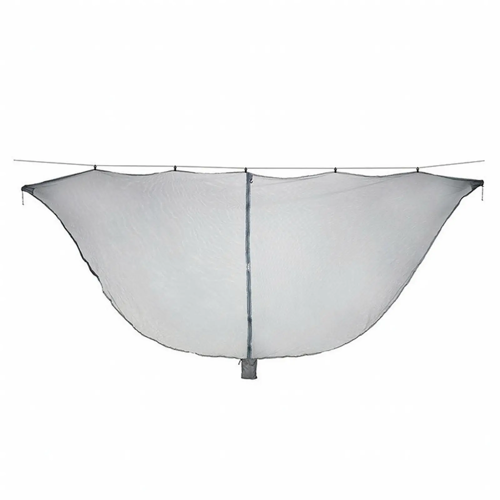 Suspended Outdoor Mosquito Hammock for Hiking with Central Opening and Fine Mesh Fabric for Secure Comfortable Sleep