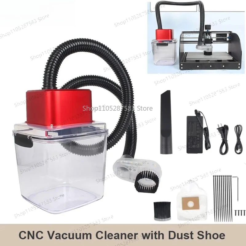 Spindle Dust Shoe for cnc 4030 TTC450 Serie CNC Router Air Cleaner Chip Collector Dust CNC Engraving Machine Extractor
