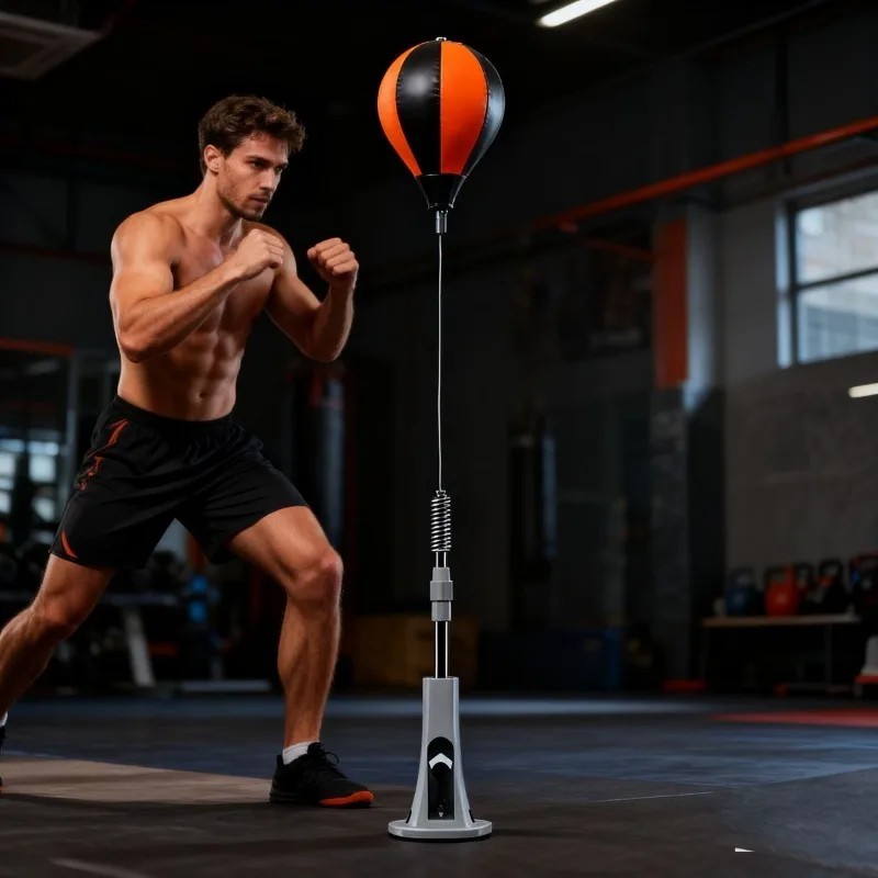 Stress-Relief Punching Bags, Adult Boxing Pylons, Speed Training Reaction Balls – High-Density Foam Filling  Standing Training Targets, Self-Standing Fitness Bags, Indoor Punching Balls, Professional Training Pylons, Bouncy Stress-Relief Tools