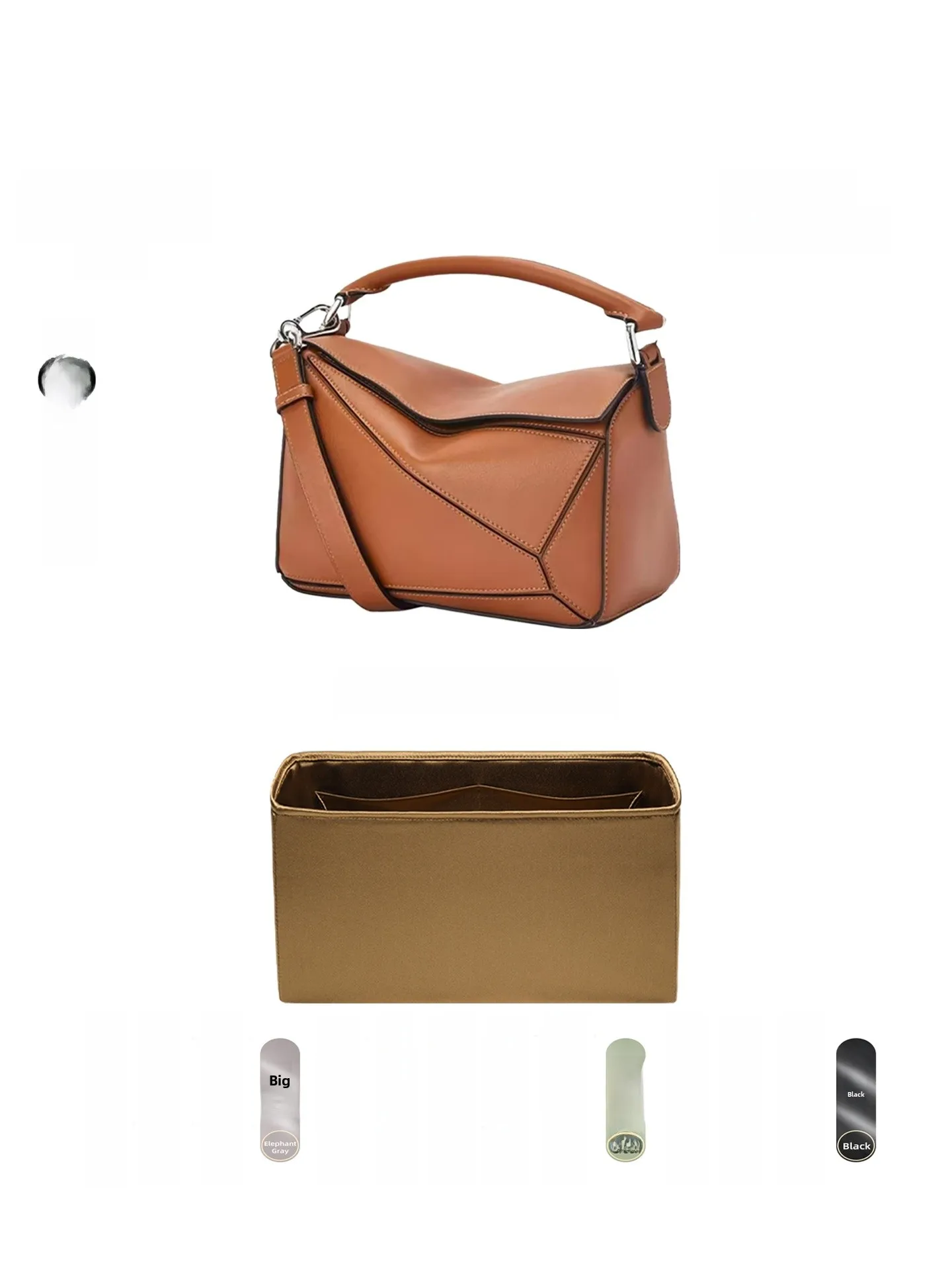 

Acetate Satin Geometric Bag Inner Support Storage Organizer Universal Simple Sle Home Storage Utili Bag Insert