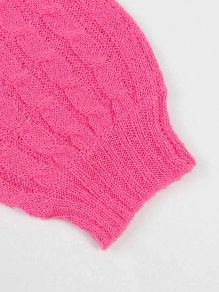 Осень/зима, новые поступления, мягкий и нежный стиль для похудения, универсальный, модный роскошный вязаный кардиган для женщин