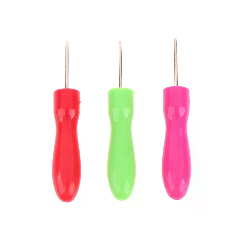 เข็มเจาะขวดกาวติดขนตาปลอม 3 ชิ้น หัวปิดขวดกาวต่อขนตาแบบพิเศษ อุปกรณ์เปิดขวดกาวแต่งหน้า