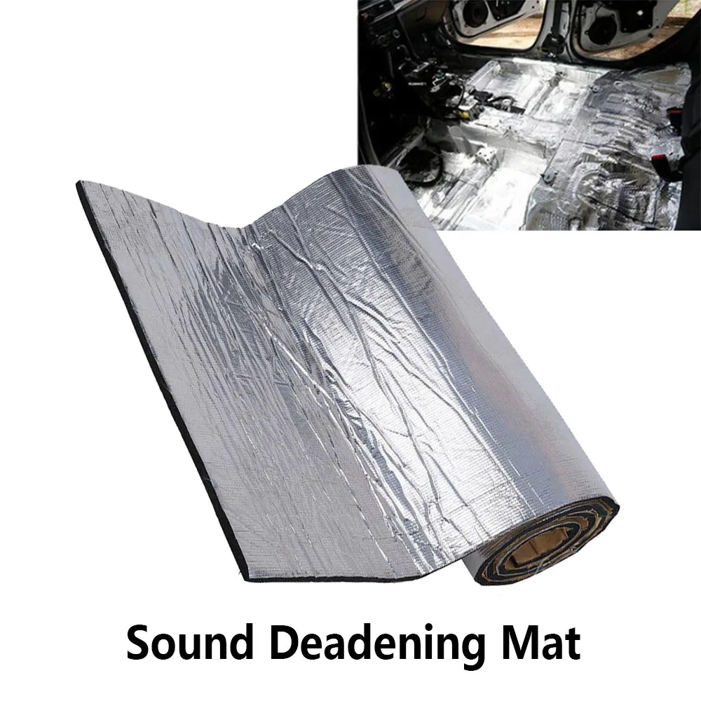 200x50cm Car Noise Deadening Mat Sound Proofing Deadener Heat Insulation Mat Hood Closed Cell Foam Vehicle Accessories