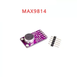 Amplificador Electret Microfone, Amplificador de Áudio Estável, Suporte Módulo, ESP32, Raspberry Pi, MAX98357, MAX4466, MAX9814