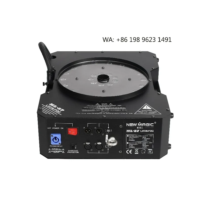 Wireless DMX512 LED Vertical Fog Equipment Portable Stage Smoke Maker for DJ Indoor Outdoor Wedding Party Live Performances