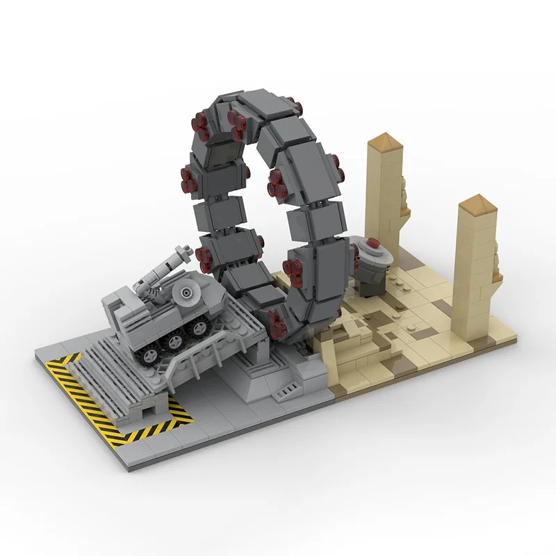 571pcs MOC Creator Stargate Command Model Building Blocks Toys Architecture Christmas Gift 3D Brick Assemble DIY Idea Creative