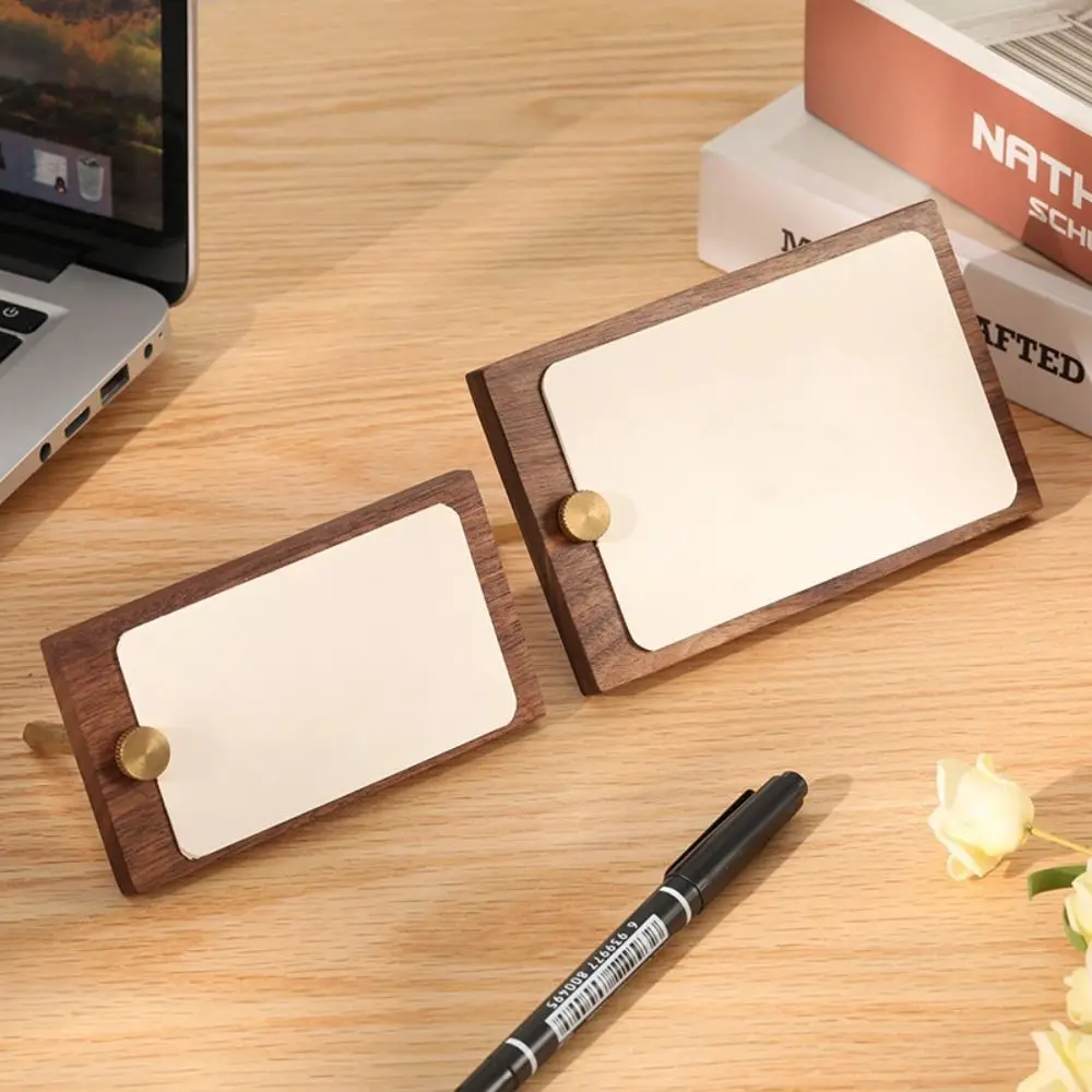 

Creative Universal Wooden Card Holder Multipurpose Fashion Message Holder Durable Memo Menu Clip Home Decoration