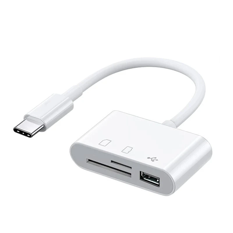 5-in-1 geheugenkaartlezer, USB OTG-adapter, TYPE-C, kaartlezer