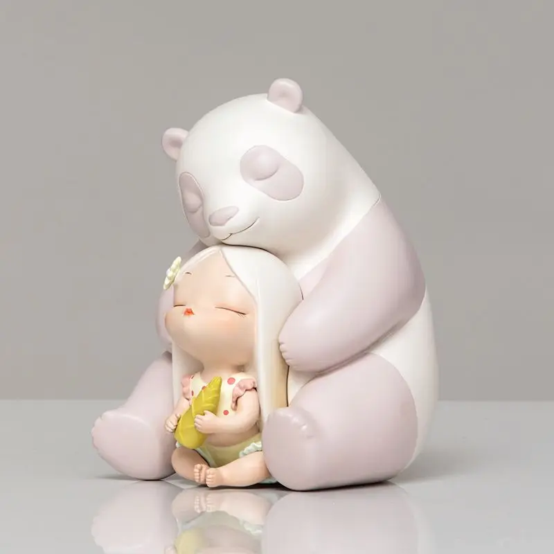 Cute Confirmed Blind Box Figure, Can Fairy Tale Panda Pearl Trendy Toy, Creative Collectible Ornament Gift
