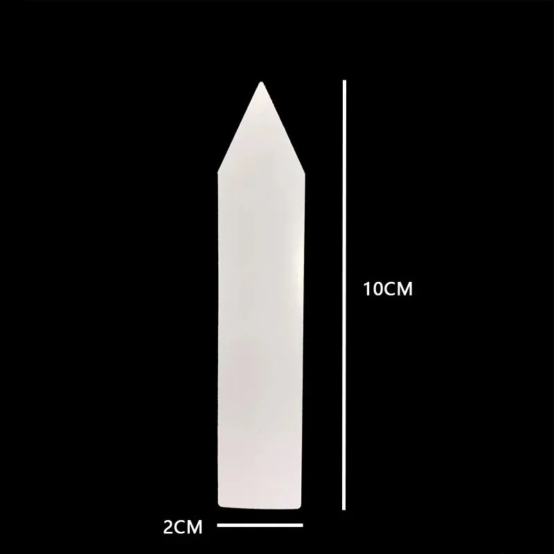 premium  40/80/200pcs 4 inch plastic plant garden labels pot marker nursery garden stake tags white