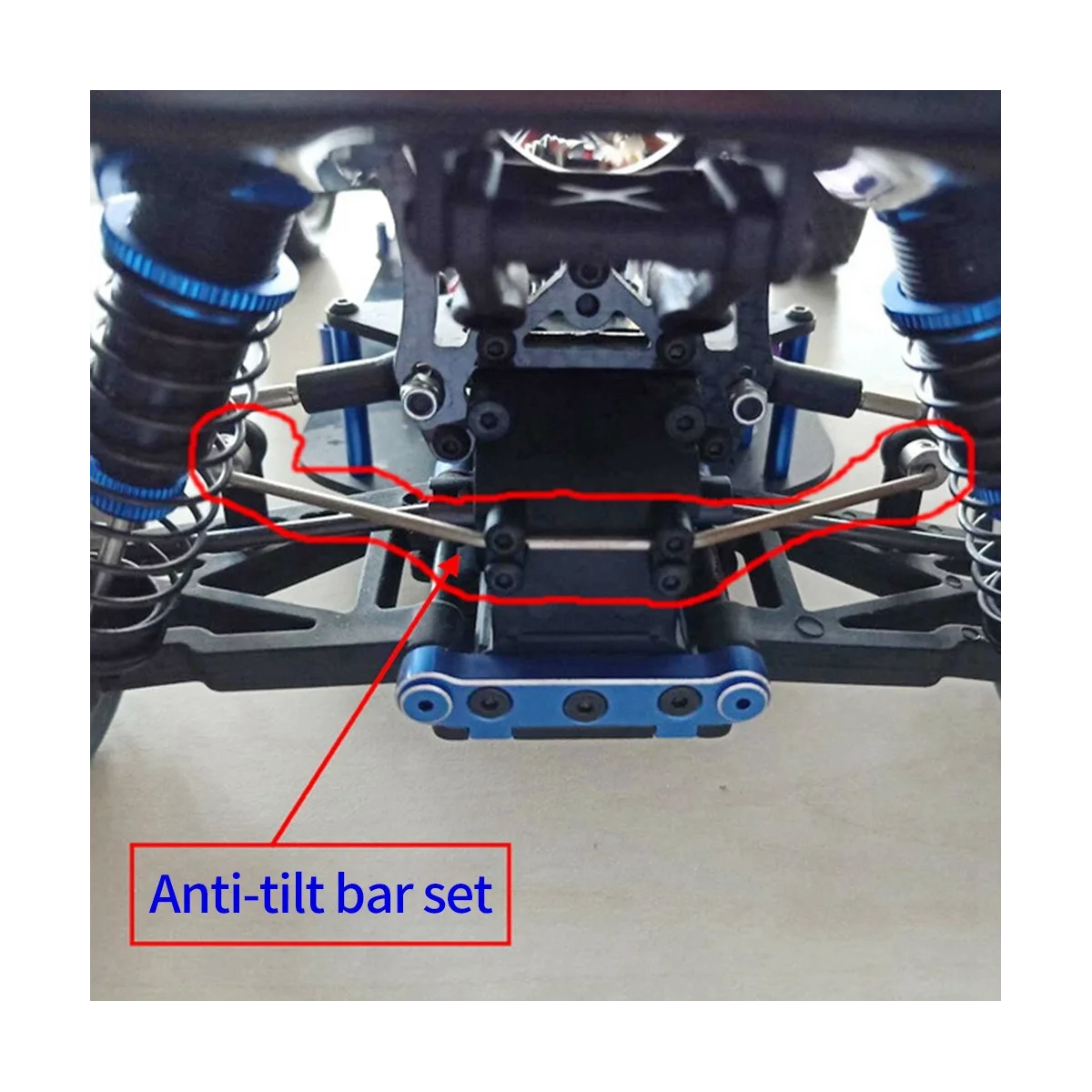 Rc Car Parts 10210 Sway Bar 2Sets Fit for VRX Racing 1/10 Scale Rc Model Car Parts Toys for Children Adults