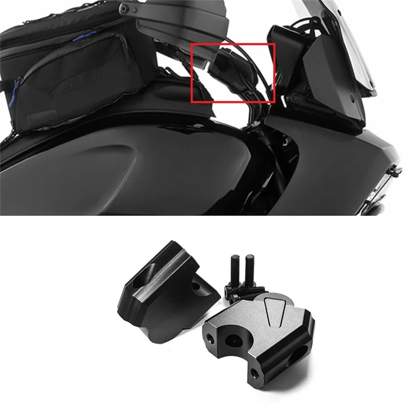 

Motorcycle Handlebar Risers Clamp Extend Heightening For PAN AMERICA 1250 2021 2022 PANAMERICA Special PA1250