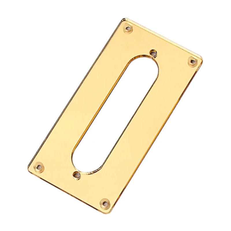 Flat Pickup Mounting Ring, Bridge Neck Pickups Cover Frame, Replacement Part for Precision Electric Guitar Bass