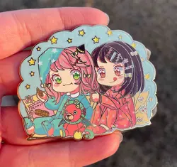 Slumber Party enamel pin