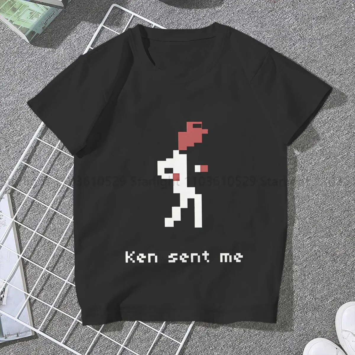 Ken Sent Me Women's TShirt Commodore C64 Girls Y2k Graphic Tops O-neck Polyester Female T Shirt Funny Gift