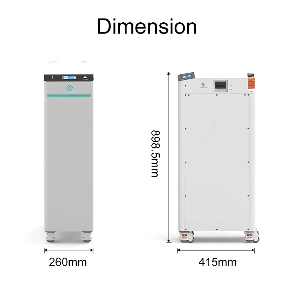 EU Stock 48V 314AH DIY LiFePO4 Battery Pack 51.2V 16S 200A BMS Smart 320AH 330AH 2A Balancer 250A Breaker Home Solar Energy