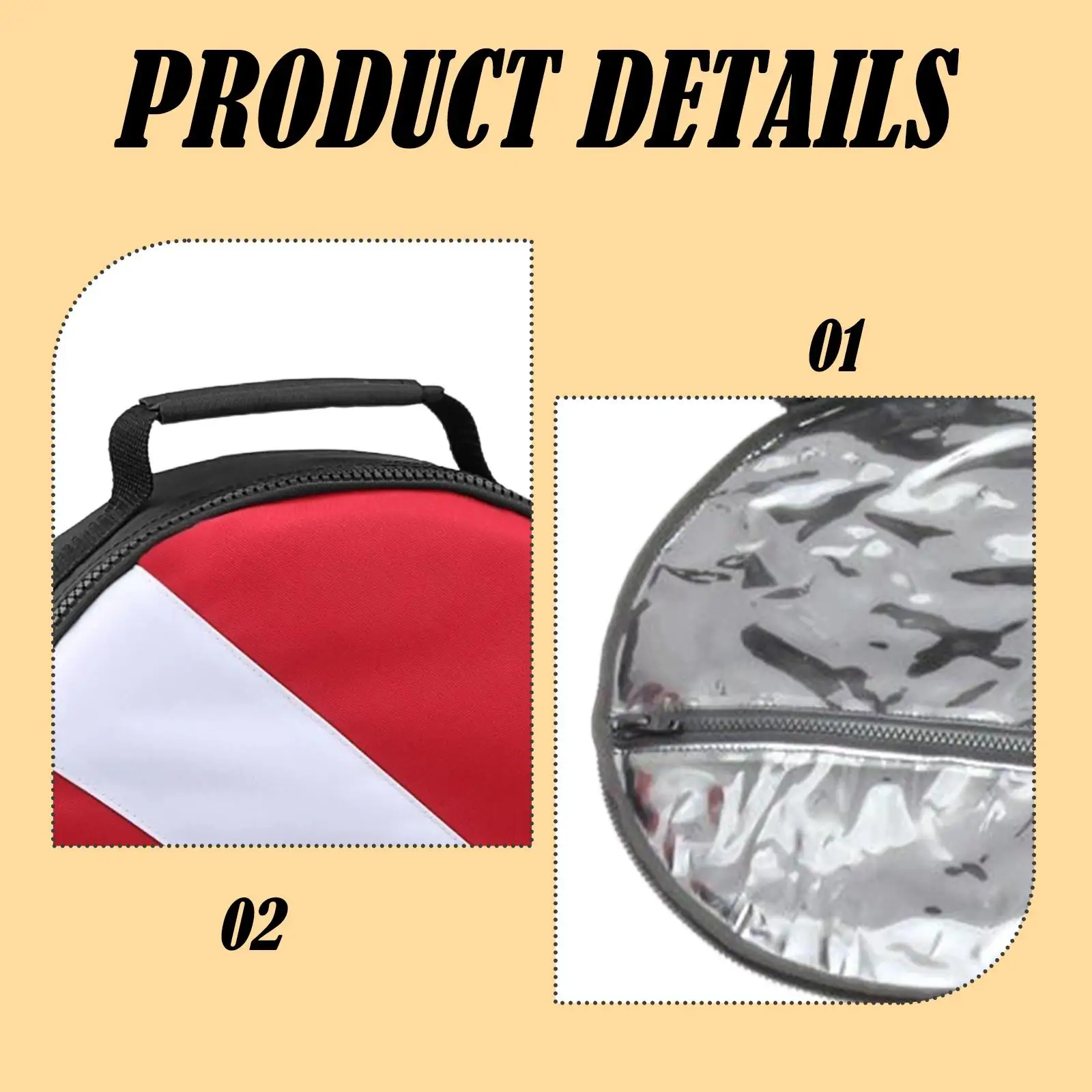 

Large Mesh Scuba Diving Bag with Wet Dry Pocket Equipment Organizer for Underwater Beach Activities
