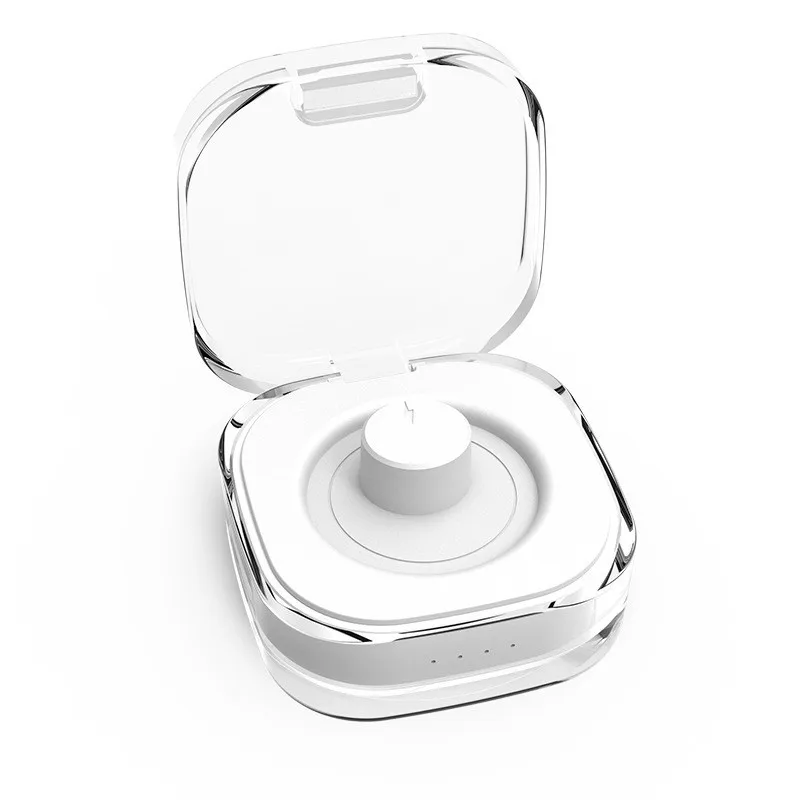 Multi Style Compatible Smart Ring Charging Case Transparent Crystal Magnetic Portable and Portable Storage Case