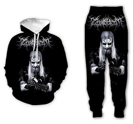 

New Men/Womens Dark Funeral Band Funny 3D Print Fashion Tracksuits Crewneck Couple hoodie Joggers Pants + Hoodies