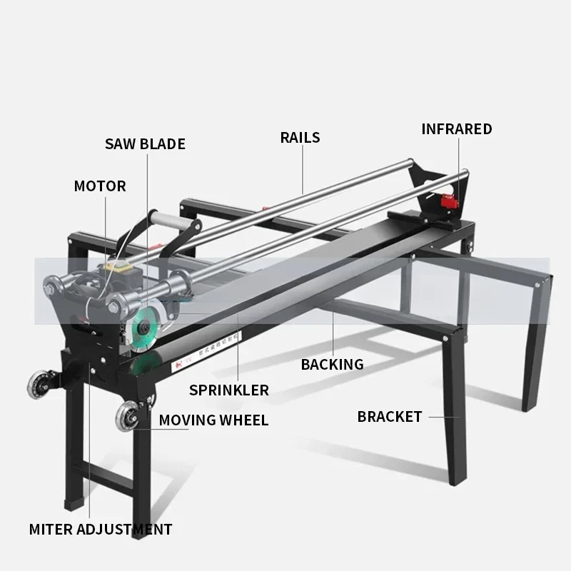 Slim System For Large Format Porcelain Tile Sintered Stone cutting Machine 3200mm System Tile Cutter  Name: Tile cutti