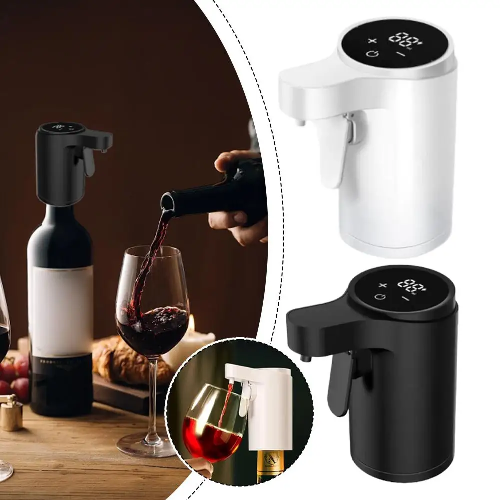 

2025 New Portable Mini Automatic Wine Decanter Electric Wine Aerator and Dispenser Charging and Distribution
