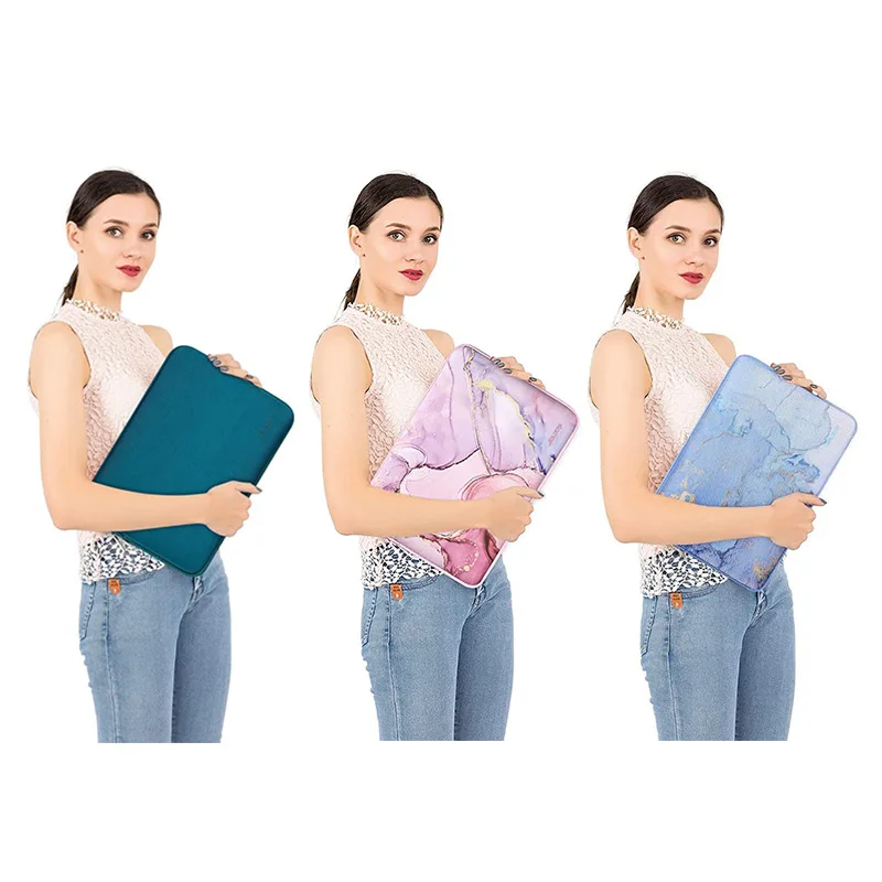 Torba na laptopa dla Macbook Air 13 15 Pro 14 16 M4 M3 M2 M1 11 12 14.2 16 cali z 2024 roku, pokrowiec na notebooka Mac Dell HP Lenovo — zdjęcie produktu 6