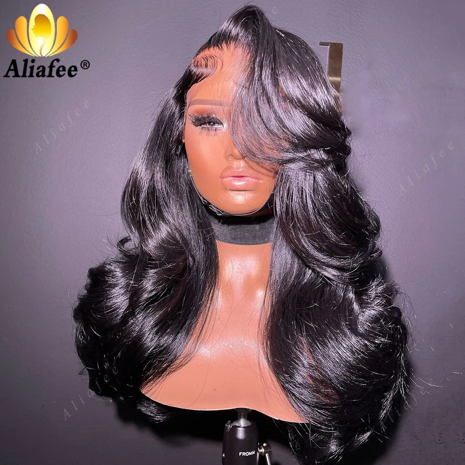 Ombre Orange Blonde with Dark Roots 13X6 Lace Frontal Wigs Human Hair for Women Brazilian Pre Plucked Lace Front Human Hair Wig