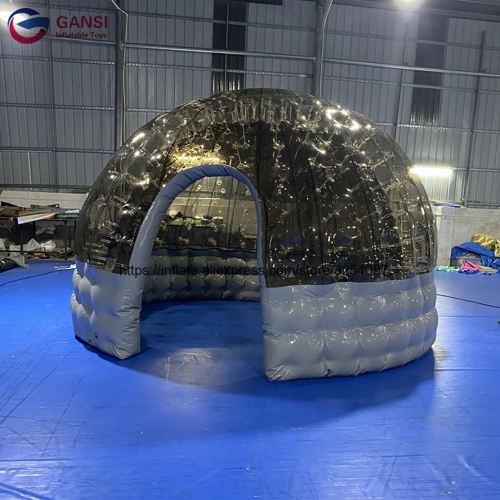 Trade show transparent inflatable event tents customized inflatable bubble tent for camping