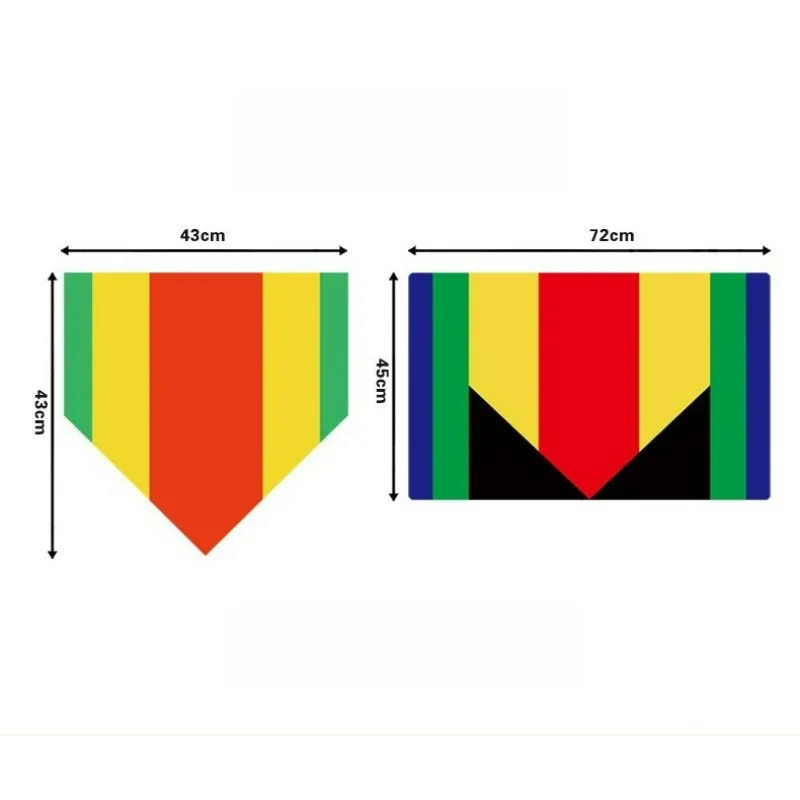 Baseball Training Plate Non-Slip Mat Colored Stripes Pitching Plate Weatherproof High Visibility Softball Fun Accessories For