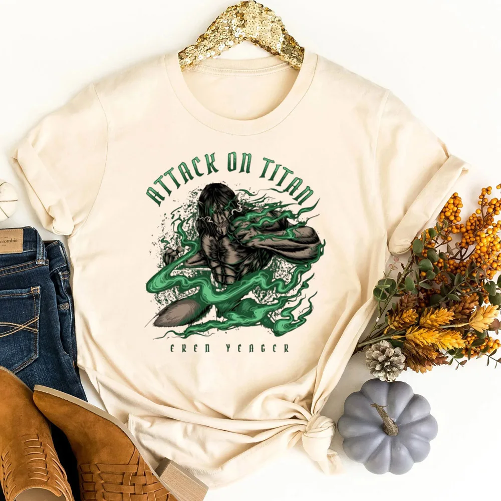 Attack on Titan shirt femme dollette graphic clearance sales japanese cheap t-shirt cute vintage goth manga Psychedelic