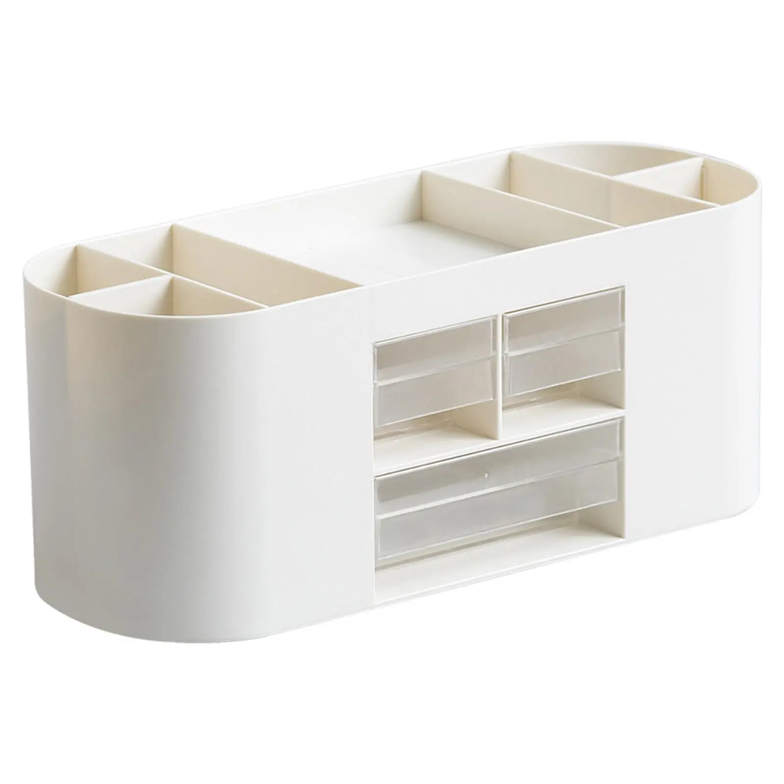 Stifthalter für den Schreibtisch mit 3 Schubladen, Multifunktionale Aufbewahrungsboxen, Desktop-Aufbewahrungsboxen, Schminktisch-Aufbewahrungsboxen