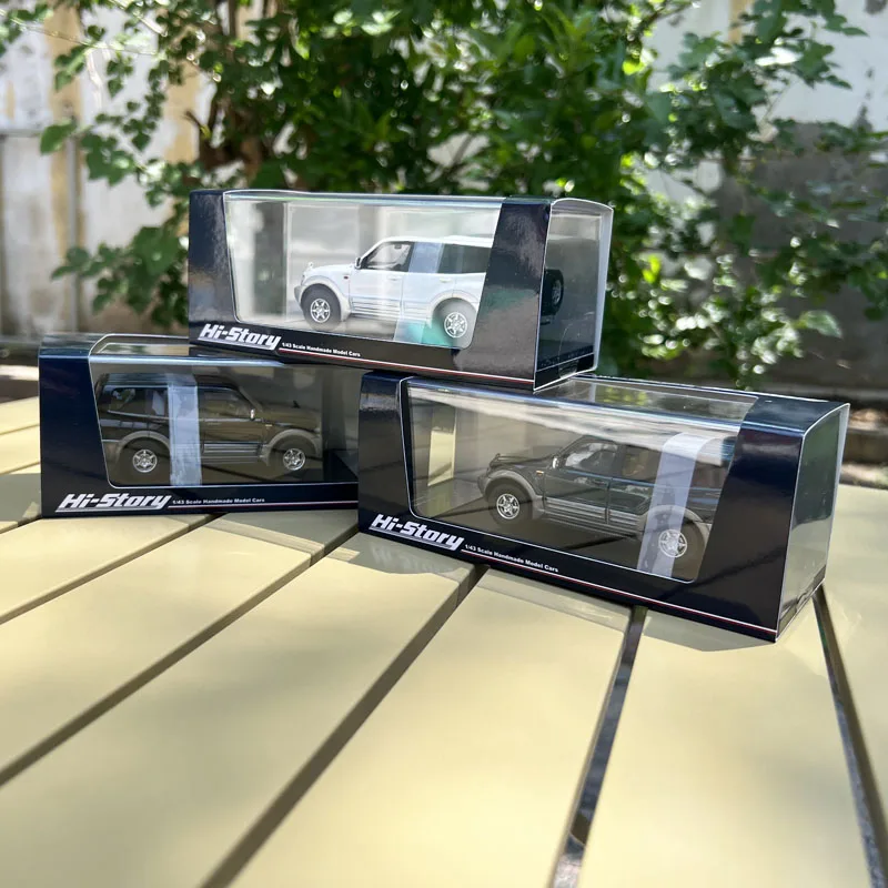 Hi-story ręcznie robione modele samochodów w skali 1:43, MITSUBISHI PAJERO Long Super Exceed DI-Diesel 3200(1999), do kolekcji i ekspozycji