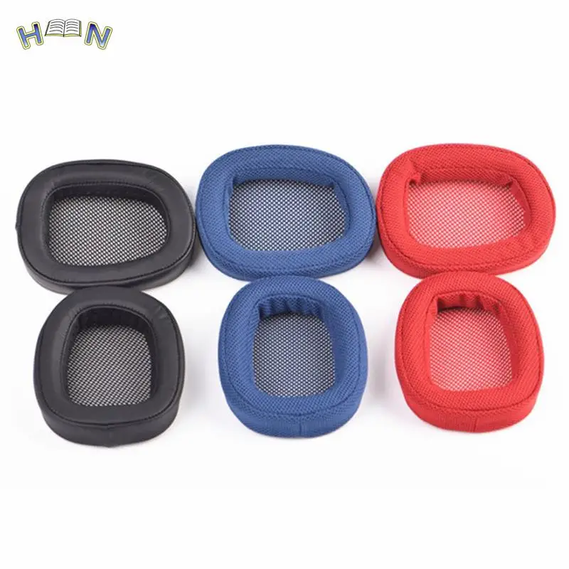 2pcs Ear Pads Earpads Cushions Cover Earmuffs For Logitech G35 G430 G432 G332 G930 F450 Headphone Earpads Headphones Accessories