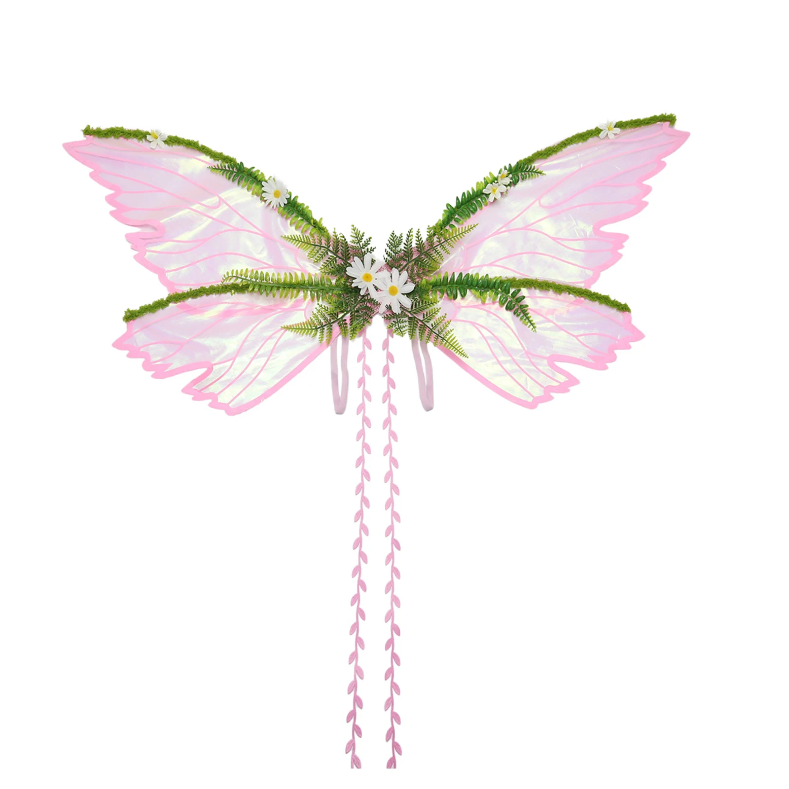 

Fairy Wings with Willow Leaf for Renaissance Halloween for Adults Women Butterfly Costume Wings Woodland Elf Fairy