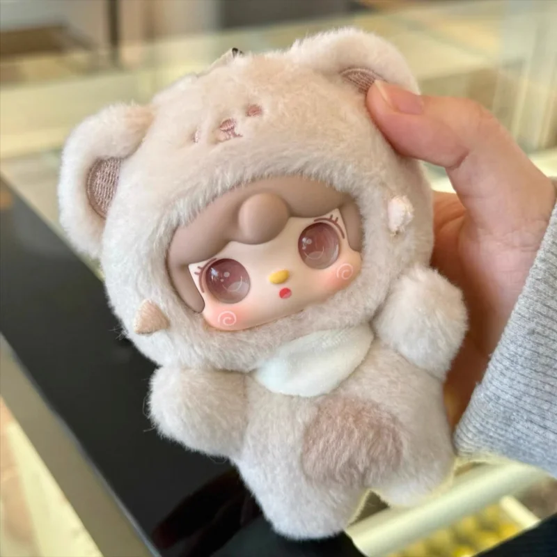 100 % Original Yooki V4 Take a Bite of The Little Bear Series Blind Box Mystery Box Toys Niedliche Action-Anime-Figur, Modellspielzeug