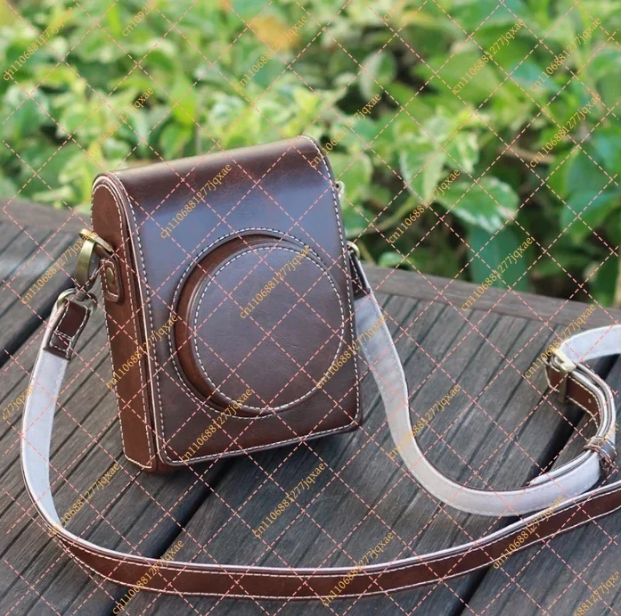 Genuine Leather Camera Case for D-LUX7/8 typ109, Compatible with SOFORT2 C-LUX D6 D5 LX100 Models