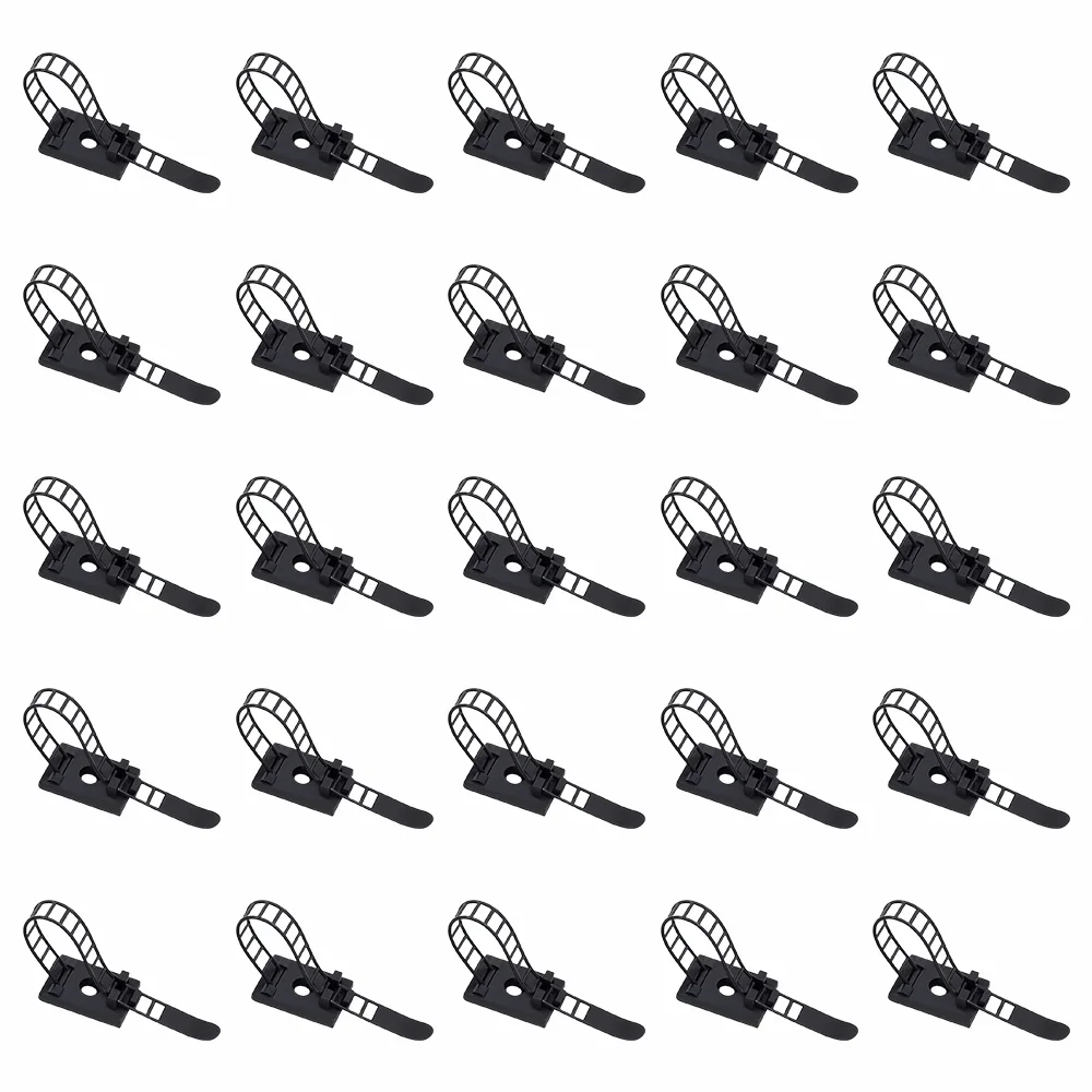 Adjustable Cable Organizer Wire Winder Clip Earphone Holder Self Adhesive Mouse Keyboard Cord Management USB Charger Protector