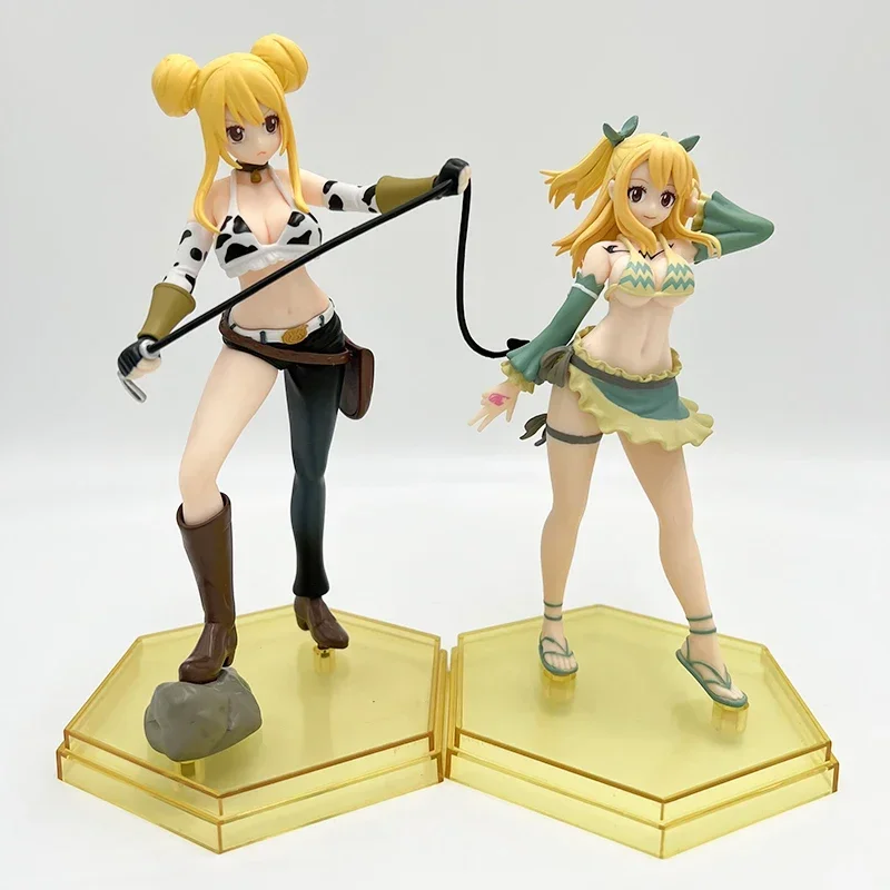 19cm POP UP PARADE Fairy Tail Lucy Aquarius/Taurus Anime Figure Natsu Dragneel Action Figure Sexy Collectible Model Doll Toys