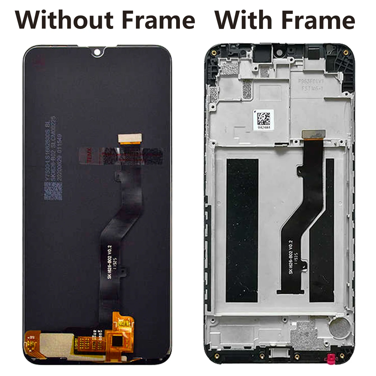 Original For ZTE Blade V10 Vita LCD Display Full With Frame Touch Screen Digitizer Assembly Repair Replacement Pantalla parts