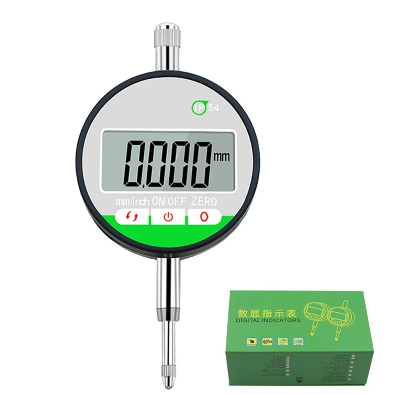 Measuring Tools 62mm/98mm/0-12.7mm Digital Indicators with Base MM Inch Conversion Built-in Battery Dial Gauge Caliper