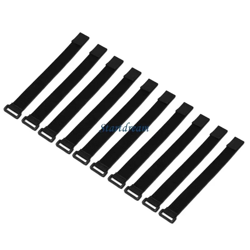10Pieces Battery Straps with Buckle for Firm Hold and Efficient Operation K92C