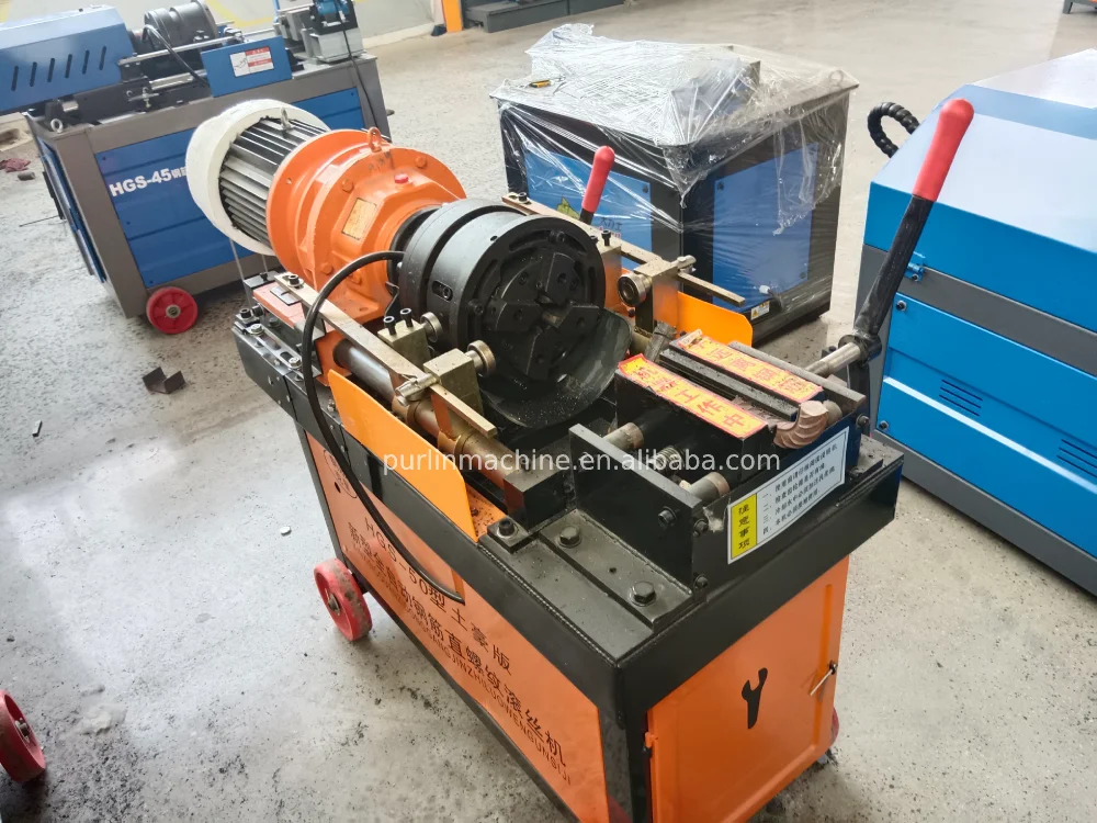 

HotAutomatic Rebar Screw Making Machine / Thread Rolling Machine / Threading Machine with High Quality Thread Roller Die Mould