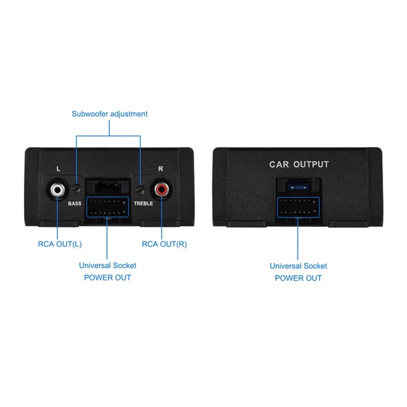 Power Android DSP Amplifier Box Car Stereo Audio 4X80w For All Android Car Radio Hi-Fi EQ Sound RY-125AB For Car Stereo