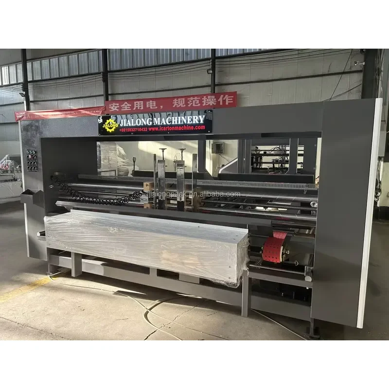 Corrugated cardboard folding gluing machine Automatic carton making machine